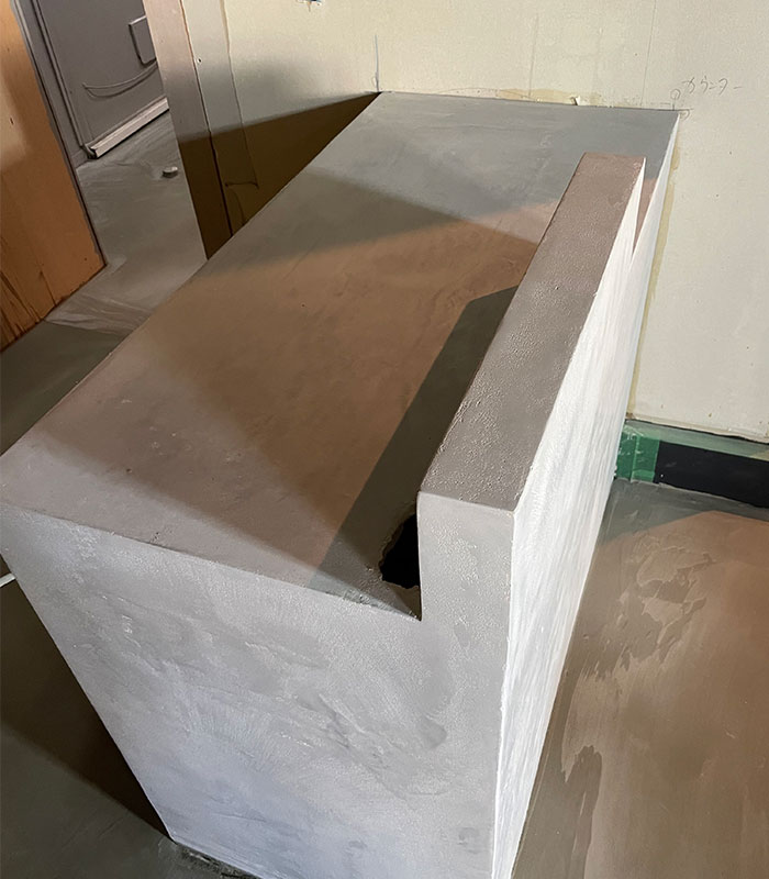カウンター表面施工